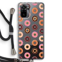 Donuts: Xiaomi Redmi Note 10 Pro Transparant Hoesje met koord