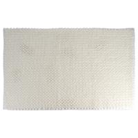 Tendance Badmat microfiber - laagpolig - wit - 50 x 80 cm - absorberend - antislip - thumbnail