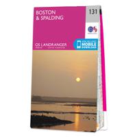 Wandelkaart - Topografische kaart 131 Landranger Boston & Spalding | Ordnance Survey