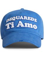 DSQUARED2 casquette à logo brodé - Bleu