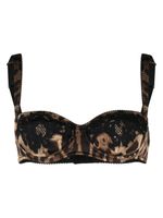 Dolce & Gabbana soutien-gorge à imprimé léopard - Noir