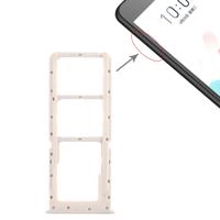2 x SIM-kaart lade + micro SD-kaart lade voor OPPO A5 (zilver)
