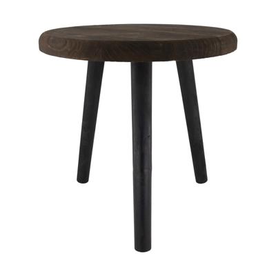 Bijzettafel paulowniahout Ø38xh38cm