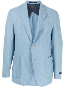 Polo Ralph Lauren manteau en chambray - Bleu