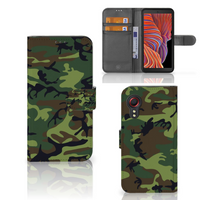 Samsung Galaxy Xcover 5 Telefoon Hoesje Army Dark