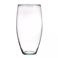 Bloemenvaas Raine - helder transparant glas - D13 x H25 cm - decoratieve vaas - bloemen/takken