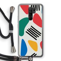 Illustratieve pop 1: Xiaomi Redmi 9 Transparant Hoesje met koord