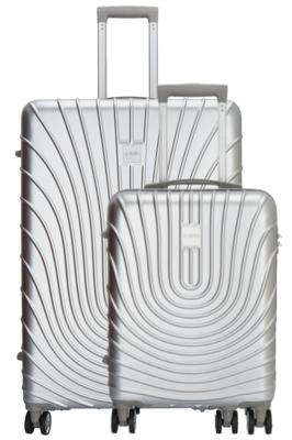 Calgary Kofferset 55+80cm Zilver