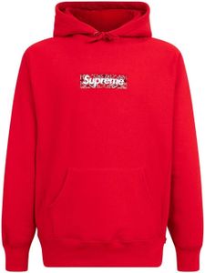 Supreme hoodie à logo box bandana - Rouge