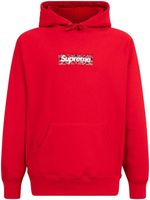 Supreme hoodie à logo box bandana - Rouge