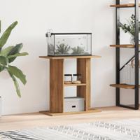 VidaXL Aquariumstandaard 60x30x60cm bewerkt hout artisanaal eikenkleur - thumbnail