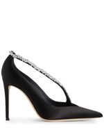 Giuseppe Zanotti escarpins Filipa à ornements en cristal - Noir