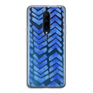 Blauwe pijlen: OnePlus 7 Pro Transparant Hoesje