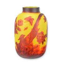 CAMEO GLAZEN VAAS 'FAZANT'