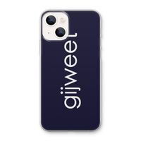 Gijweet: iPhone 13 mini Transparant Hoesje