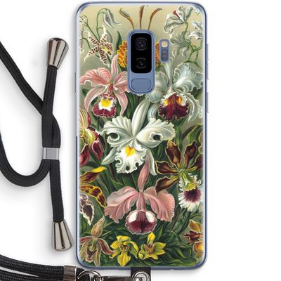 Haeckel Orchidae: Samsung Galaxy S9 Plus Transparant Hoesje met koord