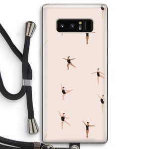 Dancing #1: Samsung Galaxy Note 8 Transparant Hoesje met koord