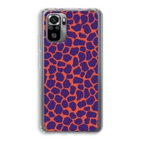 Purple Giraffe: Xiaomi Redmi Note 10S Transparant Hoesje