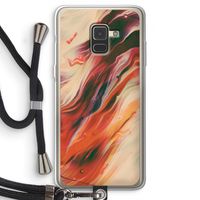 Forgotten Lands: Samsung Galaxy A8 (2018) Transparant Hoesje met koord