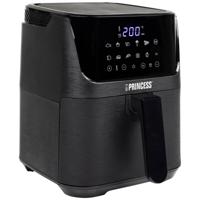 Princess 01.182024.01.001 Airfryer 3.5 l 1350 W Anti-aanbaklaag, Met display, Oververhittingsbeveiliging, Timerfunctie Zwart