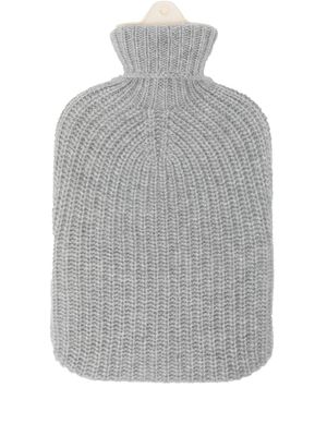 Johnstons of Elgin bouillotte en cachemire nervurée - Gris