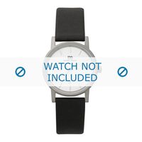 Danish Design horlogeband DD 15mm / IV12Q171 Leder Zwart 15mm - thumbnail