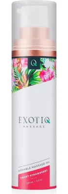 Exotiq Massageolie Sweet Strawberry - 100 ml Exotiq Massageolie Sweet Strawberry - 100 ml