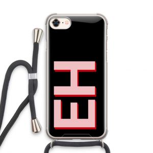 Monogram: iPhone 7 Transparant Hoesje met koord