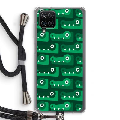 Crocs: Samsung Galaxy A12 Transparant Hoesje met koord