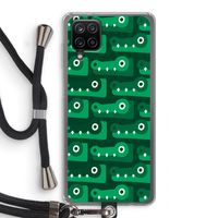 Crocs: Samsung Galaxy A12 Transparant Hoesje met koord