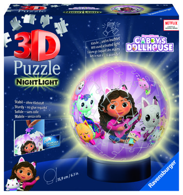 Ravensburger puzzel 72 stukjes Nachtl. Gabby&apos;s Dollhouse