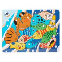 Small Foot houten vishengelspel puzzel Small Foot houten vishengelspel puzzel