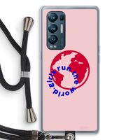Run The World: Oppo Find X3 Neo Transparant Hoesje met koord