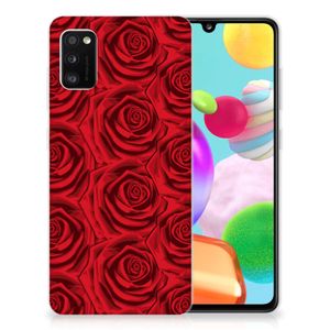 Samsung Galaxy A41 TPU Case Red Roses