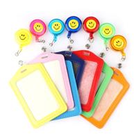 10 stuks intrekbare Reel badge Lanyard Tag sleutelkaart riem clips willekeurige kleur