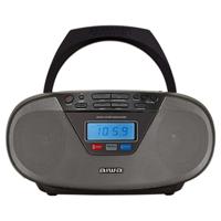 Aiwa BBTU-400BK draagbare stereo-installatie Analoog & digitaal 6 W FM Zwart MP3 afspelen