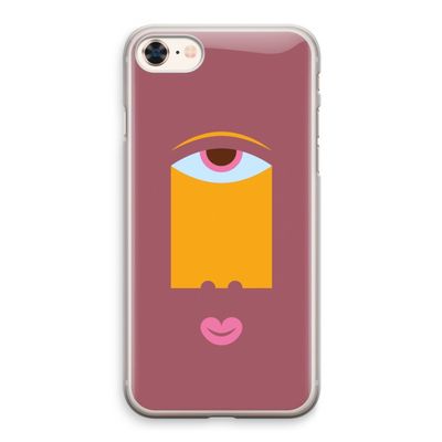 Mono V: iPhone 8 Transparant Hoesje