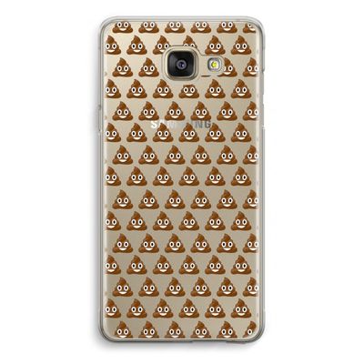 Poop emoji: Samsung Galaxy A5 (2016) Transparant Hoesje