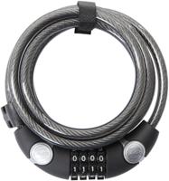 CONTEC cijfer-spiraal-kabelslot "ecoloc" ct coiled cab.lock ecoloc 10mm x 185cm black