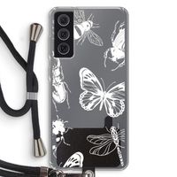 Tiny Bugs: Samsung Galaxy S21 FE Transparant Hoesje met koord