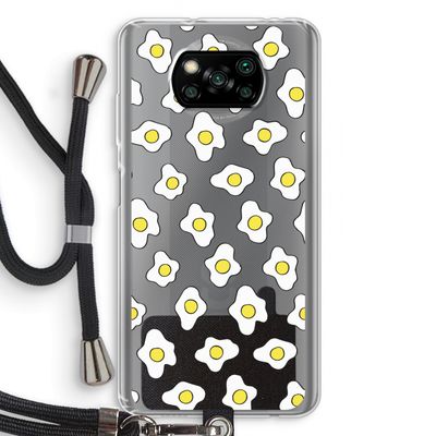 Spiegeleitjes: Xiaomi Poco X3 NFC Transparant Hoesje met koord