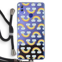 Regenboog: Honor Note 10 Transparant Hoesje met koord