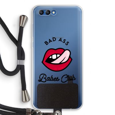 Badass Babes Club: Honor 10 Transparant Hoesje met koord