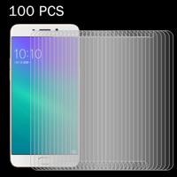 100 stuks tegenstander R9 0 26 mm 9H oppervlaktehardheid 2.5D explosieveilige gehard glas scherm Film