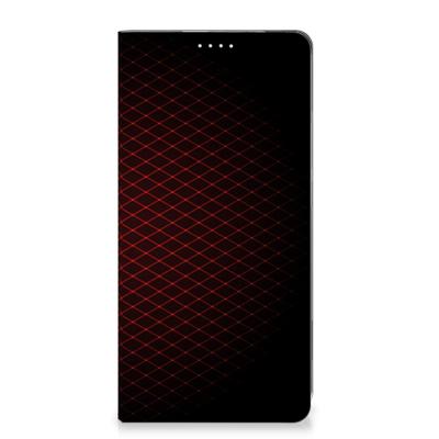 OPPO Reno10 | 10 Pro | Hoesje met Magneet | Geruit Rood