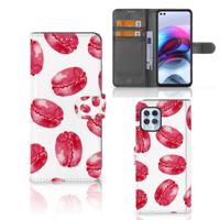 Motorola Moto G100 | Book Cover | Pink Macarons | Portemonnee hoesje