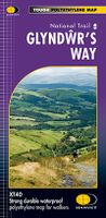 Wandelkaart Glyndwr's Way | Harvey Maps - thumbnail