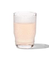 HEMA Longdrink Glas Bergen Bolletjes Reliëf 340ml (transparant)