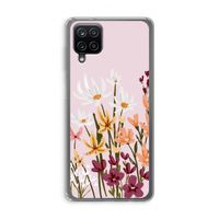 Painted wildflowers: Samsung Galaxy A12 Transparant Hoesje