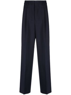 AMI Paris pantalon de costume à coupe droite - Bleu